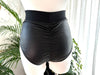 WAVE SHORTS BLACK ECO CUIR APPLE MINTH OUTLET -40%