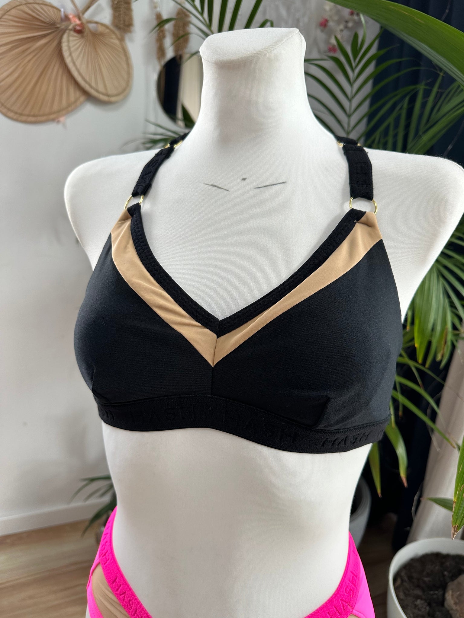 TOP DREAM BLACK ECONYL NUDE OUTLET -30%