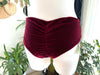 SHORT POSH BURGUNDY NEON YELLOW OUTLET -20%