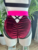 EMPIRE BURGUNDY VELVET BLACK MESH PINK RUBBER AND PINK FINISH OUTLET -35%