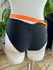 SHORT ZAPPED BLACK ORANGE NEON OUTLET -45%