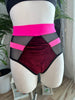 EMPIRE BURGUNDY VELVET BLACK MESH PINK RUBBER AND PINK FINISH OUTLET -35%