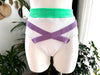 SHORT RAKISH WHITE 3D VELOUR PURPLE RUBBER JELLY BELLY APPEL MINT OUTLET -40%