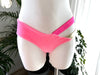 SHORTS POSH BABIE PINK VELOR WITH GOLD TRIM -35%