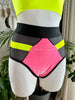 EMPIRE BABIE PINK VELVET BLACK MESH AND YELLOW RUBBER OUTLET