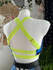 TOP KIM ROYAL BLUE VELVET LEATHER MAT YELLOW RUBBER -35%