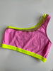 TOP SUGARFREE BABY PINK NUDE MESH YELLOW NEON FINISH OUTLET -35%