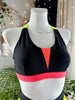TOP KIM BLACK ECONYL ORANGE 3D WITH NEON YELLLOW/CORAL RUBER OUTLET -35%