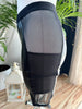 SHORT RAIDER BLACK LEATHER OUTLET -50%