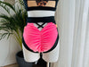 EMPIRE BABY PINK VELVET AND ORANGE FINISH OUTLET -30%