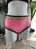 SHORT BOSS MAMMA BARBIE PINK NUDE MESH BLACK FINISH OUTLET -25%