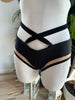 SHORTS VENUS NUDE MESH BLACK RUBBERS OUTLET -25%
