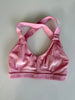 TOP LARA BABIE PINK VELVET OUTLET -40%