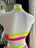 TOP KIM NEON ORANGE 3D/ NEON PINK 3D AND NEON YELLOW RUBBER OUTLET -35%
