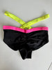 SHORTS MESH BLACK YELLOW AND PINK RUBBER OUTLET -35%