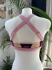 TOP LARA PLUME VELVET PINK RUBBER OUTLET -35%