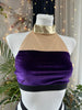 TOP POSH DARK PURPLE WITH GOLD OUTLET -35%