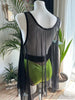 TUNIC BLACK MESH UNISEX OUTLET