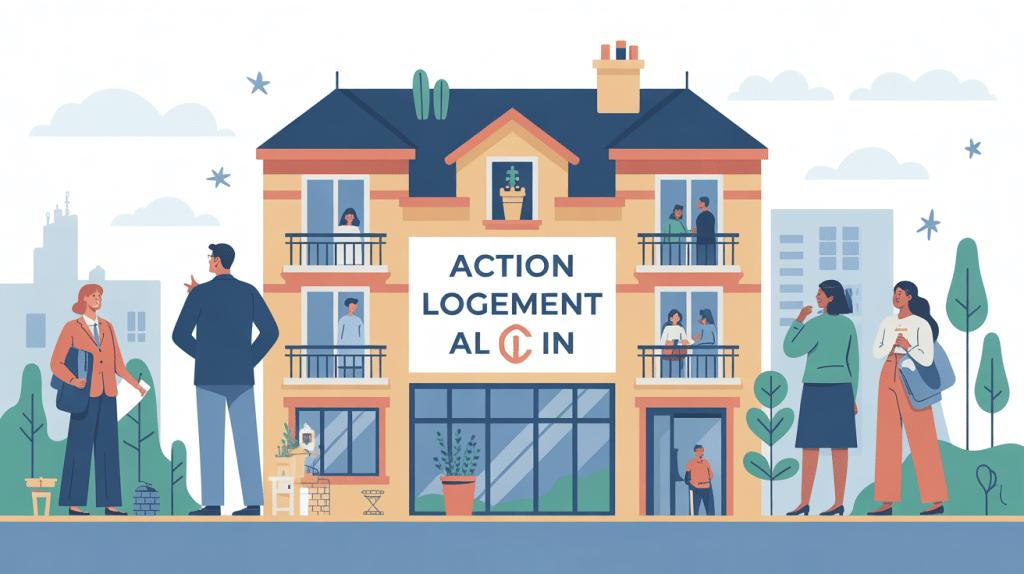 Illustration Action Logement AL in aide logement salariés