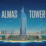 Almas Tower in Dubai gratte-ciel emblématique illustration