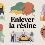 Astuce de grand-mère pour enlever la résine en illustration sur divers supports