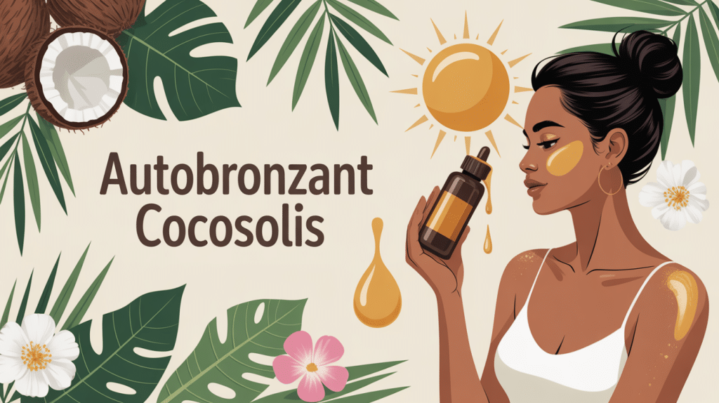 cocosolis autobronzant avis illustration peau dorée huiles végétales