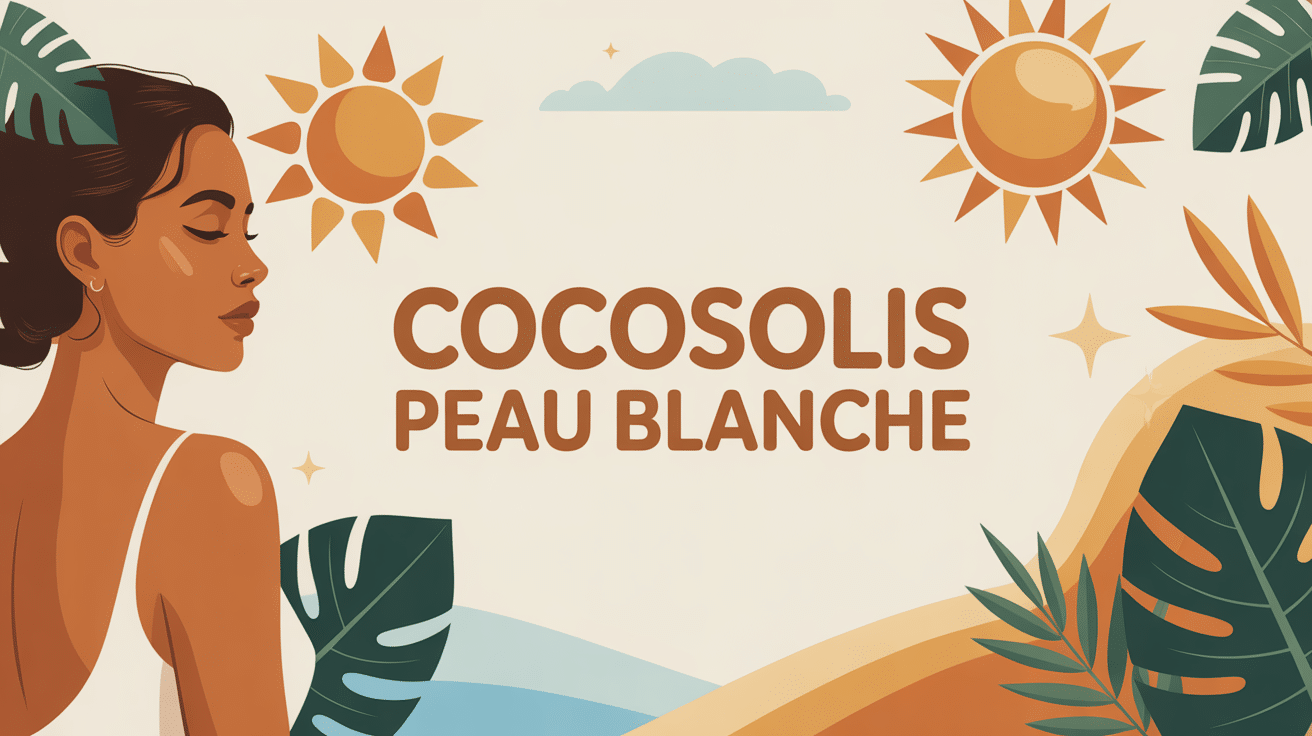cocosolis avis peau blanche illustration bronzage naturel