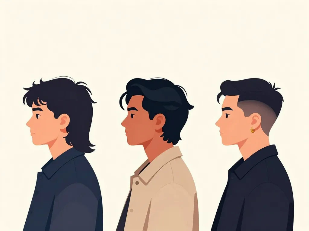 Coupe mulet homme 2024 évolution moderne