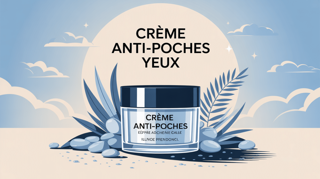 Illustration crème anti poche yeux avis regard reposé