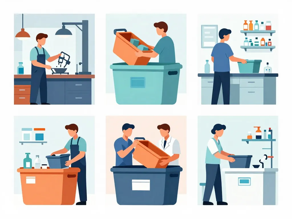 bacs im l6 utilisés en atelier pharmacie laboratoire