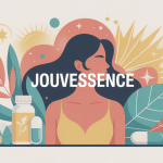 Illustration jouvessence avis, complément anti-âge élégant