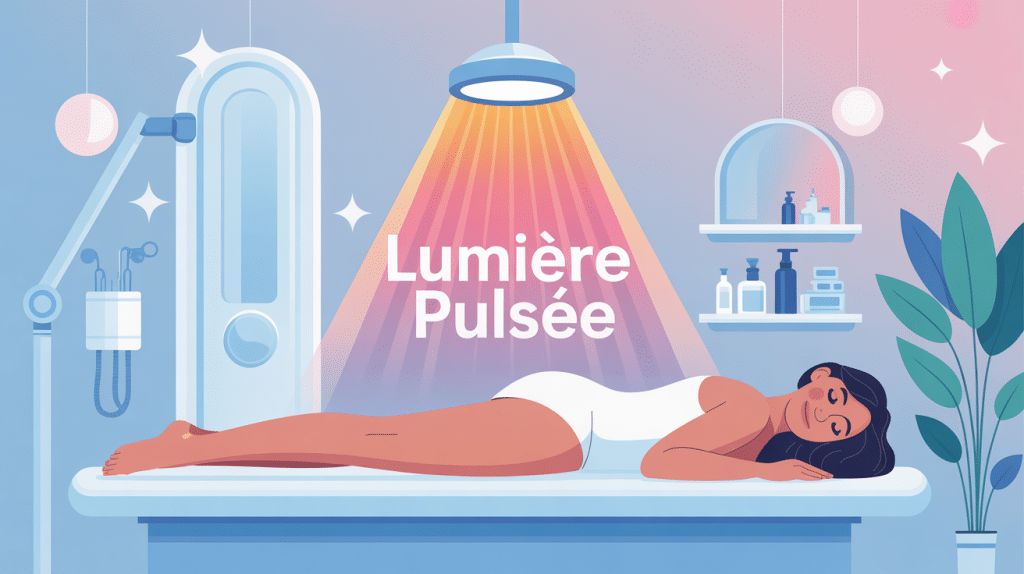 lumière pulsée avis dermatologue illustration jambe et bras