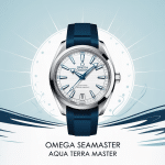 illustration omega seamaster aqua terra master fond épuré