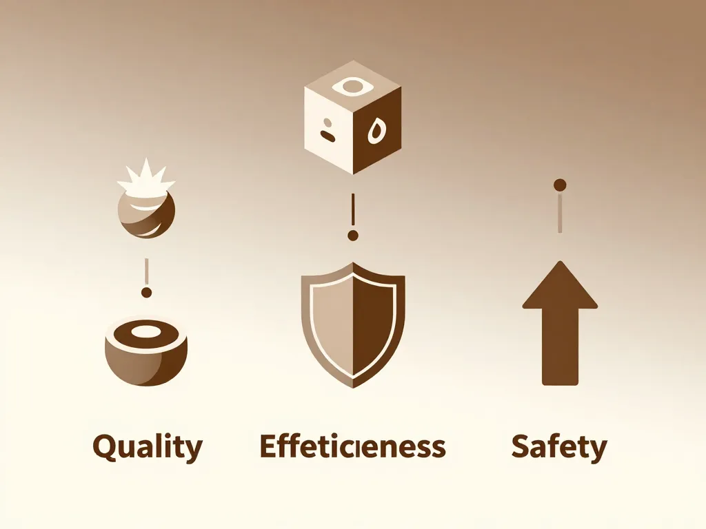 Theobroma avis diagramme qualité efficacité sécurité