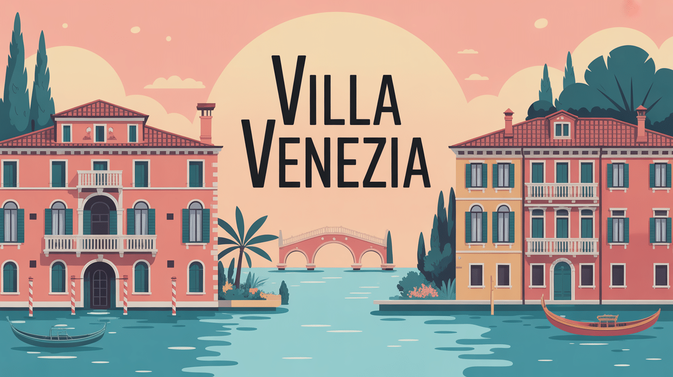 villa venezia illustration choix villas hôtels venise