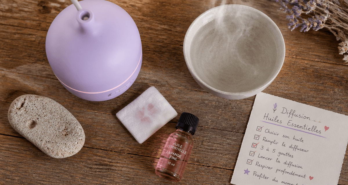 comment diffuser huile essentielle sans appareil galet bol vapeur