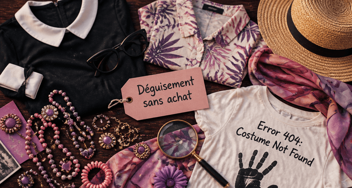 déguisement simple sans achat vêtements accessoires