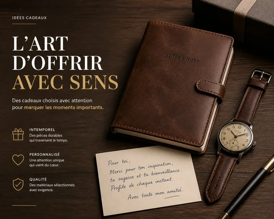 Idée de cadeau qui touche un homme de 50 ans : objets personnels et significatifs