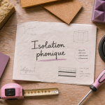 isoler phoniquement une pièce échantillons matériaux outils