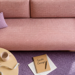 la maison des housses avis canapé housse rose millennial flat lay