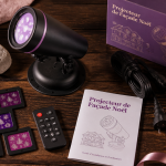 meilleur projecteur facade noel sur table avec accessoires