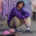 style skateur homme look oversize urbain