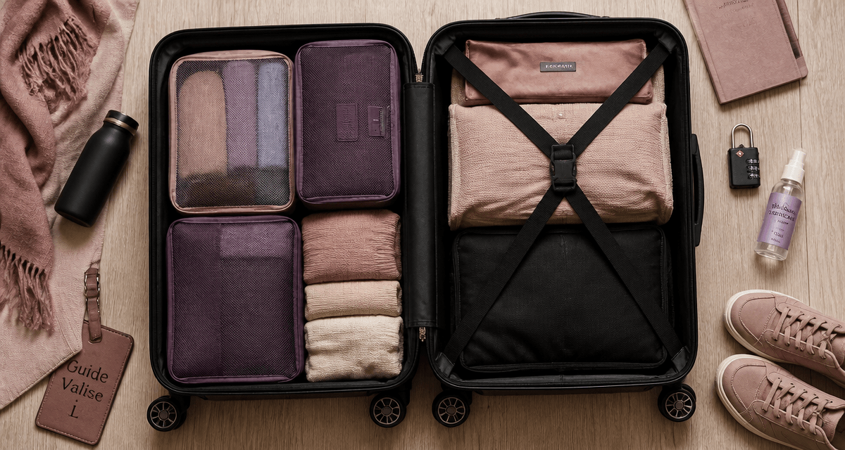 valise l ouverte organisée 100 litres