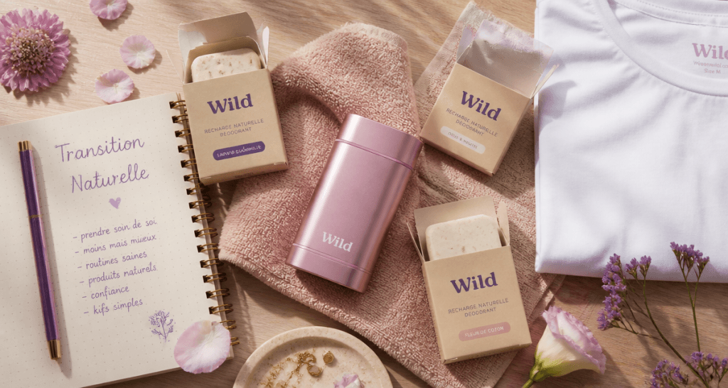 wild déodorant avis sur serviette rose et recharges biodégradables