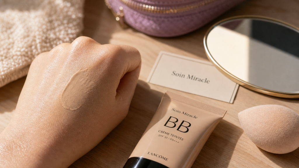 bb crème garnier avis : tube 5-en-1 et application sur peau