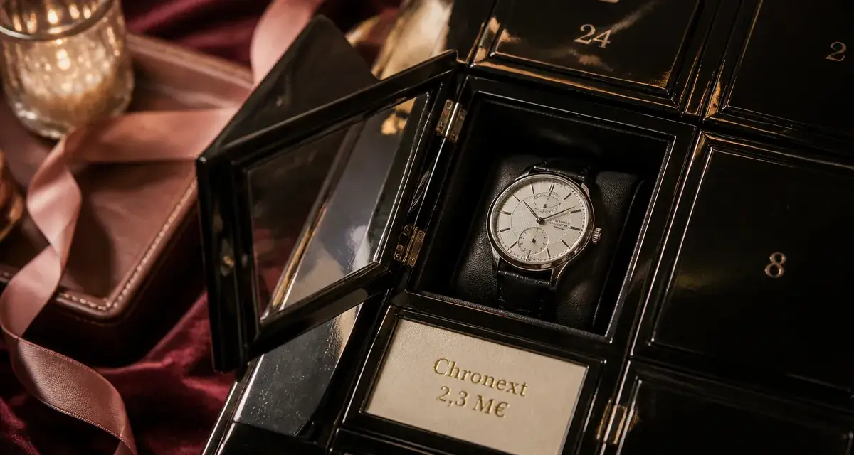 Calendrier de l avent le plus cher à 2,3 M€ : coffret luxe horloger
