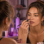 comment affiner son nez femme contouring miroir