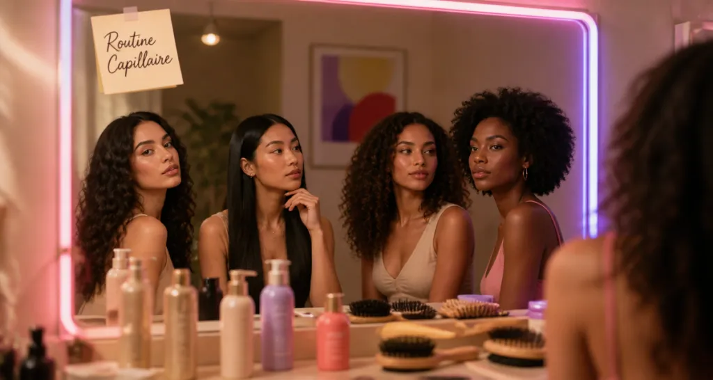 faut il se laver les cheveux tous les jours femmes miroir