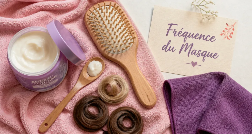 Masque cheveux combien de fois par semaine sur serviette et accessoires