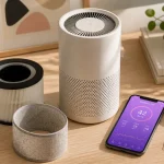 meilleur purificateur d air sur plan de travail avec filtres et appli